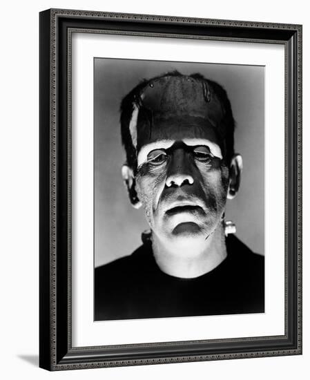 Boris Karloff "Frankenstein Lives Again!" 1935 "Bride of Frankenstein" Directed by James Whale-null-Framed Photographic Print
