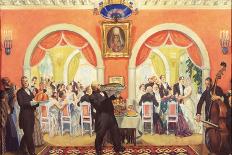 England. Stage Design for the Theatre Play the Flea by E. Zamyatin-Boris Michaylovich Kustodiev-Giclee Print