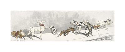 Dirty Dogs Of Paris I' Premium Giclee Print - Boris O'Klein