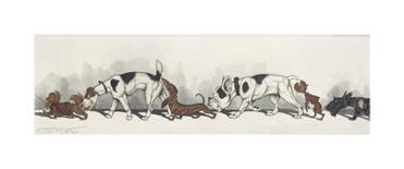 Dirty Dogs Of Paris I-Boris O'Klein-Premium Giclee Print