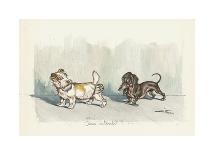 Dirty Dogs Of Paris III-Boris O'Klein-Framed Premium Giclee Print