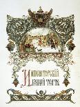Menu of a Banquet in Honour of the Delegation of the French Parliament, 1910-Boris Zvorykin-Framed Giclee Print