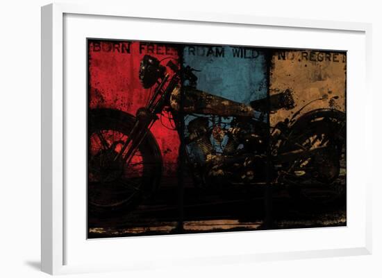 Born Free Multi-Eric Yang-Framed Art Print