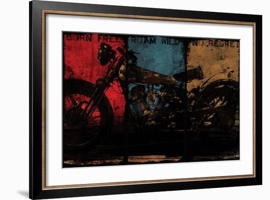 Born Free Multi-Eric Yang-Framed Art Print