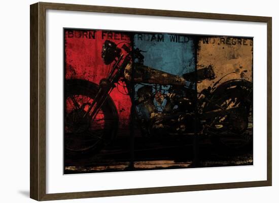 Born Free Multi-Eric Yang-Framed Art Print