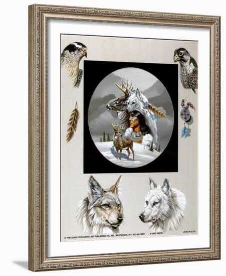 Born Hunters-Gary Ampel-Framed Art Print