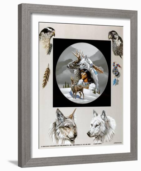 Born Hunters-Gary Ampel-Framed Art Print