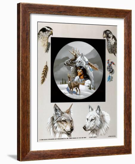 Born Hunters-Gary Ampel-Framed Art Print