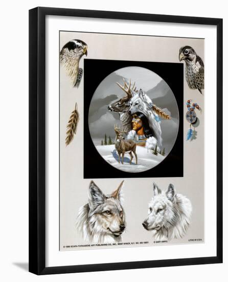 Born Hunters-Gary Ampel-Framed Art Print