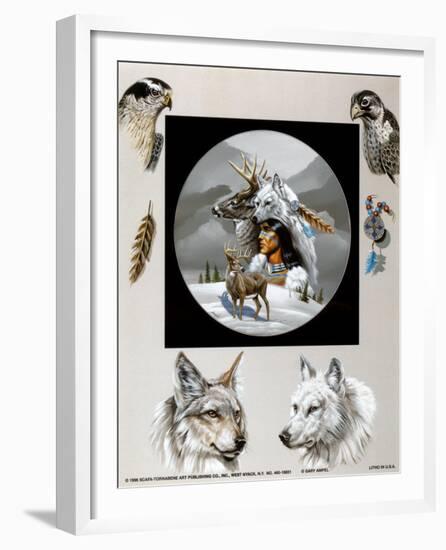 Born Hunters-Gary Ampel-Framed Art Print