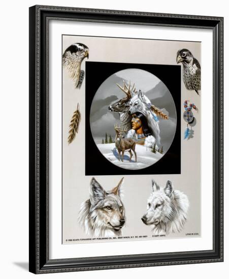 Born Hunters-Gary Ampel-Framed Art Print
