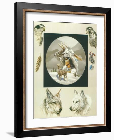 Born Hunters-unknown Ampel-Framed Art Print