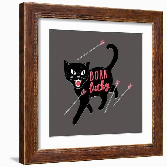 Born Lucky-Michael Buxton-Framed Art Print