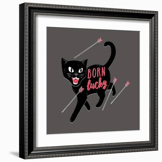 Born Lucky-Michael Buxton-Framed Art Print