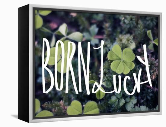 Born Lucky-Leah Flores-Framed Premier Image Canvas