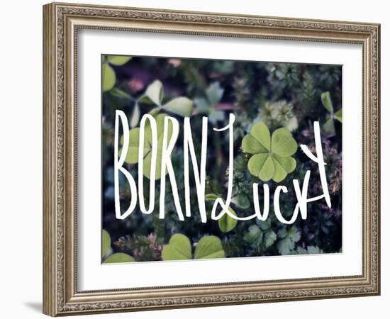 Born Lucky-Leah Flores-Framed Giclee Print