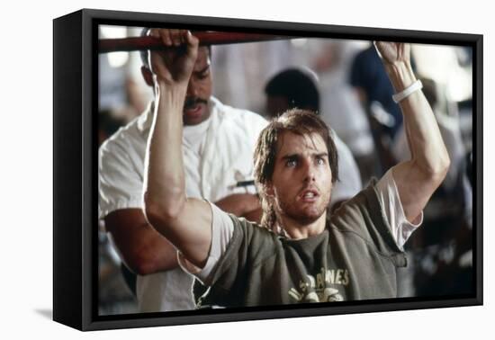 BORN ON THE FOURTH OF JULY, 1989 directed by OLIVER STONE Tom Cruise (photo)-null-Framed Stretched Canvas