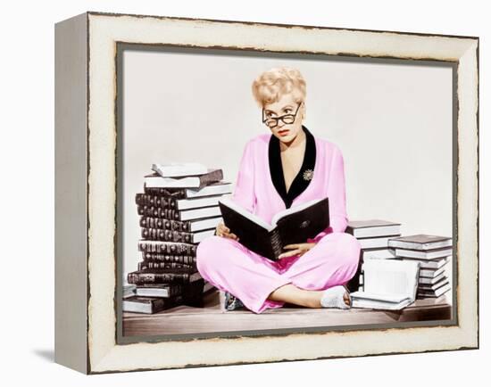 Born Yesterday, Judy Holliday, 1950-null-Framed Stretched Canvas