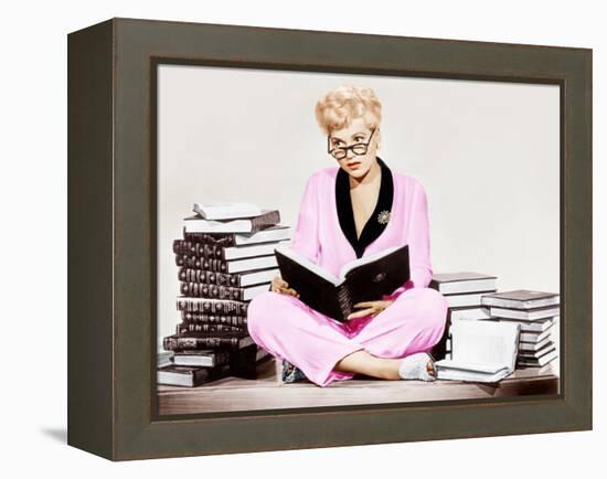 Born Yesterday, Judy Holliday, 1950-null-Framed Stretched Canvas