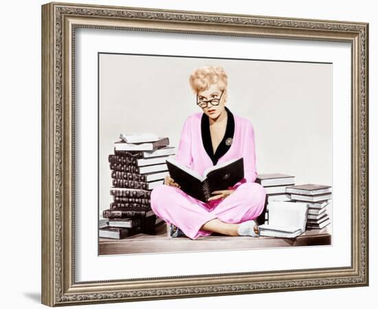 Born Yesterday, Judy Holliday, 1950-null-Framed Photo