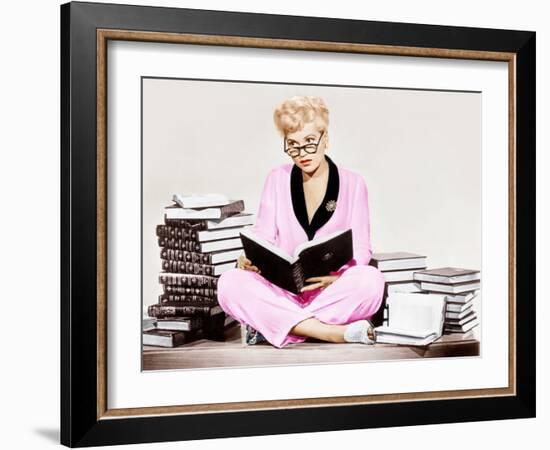 Born Yesterday, Judy Holliday, 1950-null-Framed Photo