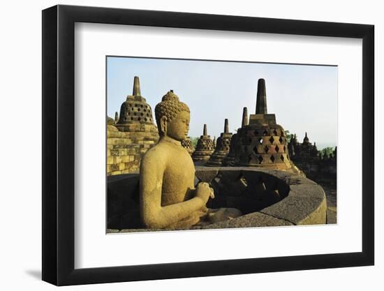 Borobodur, UNESCO World Heritage Site, Kedu Plain, Java, Indonesia, Southeast Asia, Asia-Jochen Schlenker-Framed Photographic Print