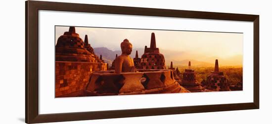 Borobudur Buddhist Temple Java Indonesia-null-Framed Photographic Print