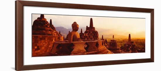 Borobudur Buddhist Temple Java Indonesia-null-Framed Photographic Print