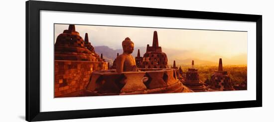 Borobudur Buddhist Temple Java Indonesia-null-Framed Photographic Print