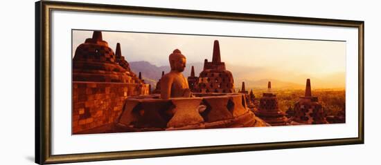 Borobudur Buddhist Temple Java Indonesia-null-Framed Photographic Print