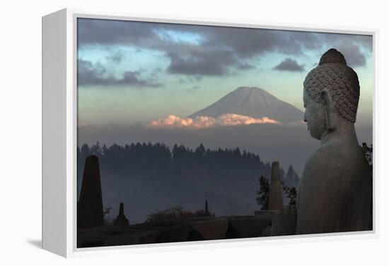 Borobudur Buddhist Temple, UNESCO World Heritage Site, Java, Indonesia, Southeast Asia-Angelo-Framed Premier Image Canvas