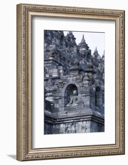 Borobudur Buddhist Temple, UNESCO World Heritage Site, Java, Indonesia, Southeast Asia-Angelo-Framed Photographic Print