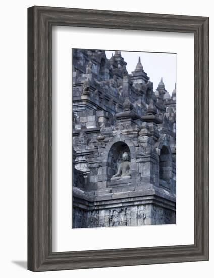 Borobudur Buddhist Temple, UNESCO World Heritage Site, Java, Indonesia, Southeast Asia-Angelo-Framed Photographic Print