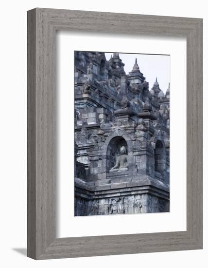 Borobudur Buddhist Temple, UNESCO World Heritage Site, Java, Indonesia, Southeast Asia-Angelo-Framed Photographic Print