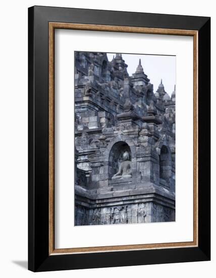 Borobudur Buddhist Temple, UNESCO World Heritage Site, Java, Indonesia, Southeast Asia-Angelo-Framed Photographic Print