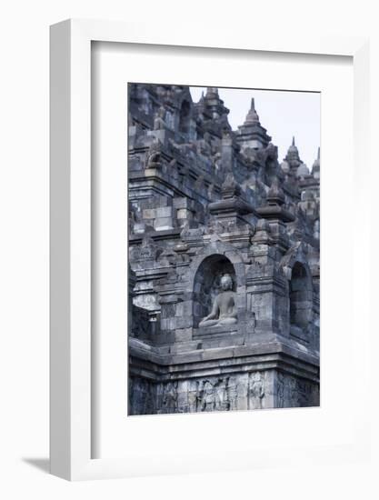 Borobudur Buddhist Temple, UNESCO World Heritage Site, Java, Indonesia, Southeast Asia-Angelo-Framed Photographic Print