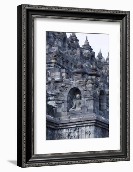 Borobudur Buddhist Temple, UNESCO World Heritage Site, Java, Indonesia, Southeast Asia-Angelo-Framed Photographic Print