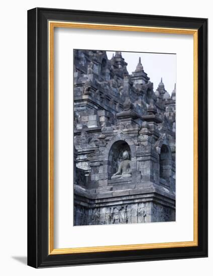 Borobudur Buddhist Temple, UNESCO World Heritage Site, Java, Indonesia, Southeast Asia-Angelo-Framed Photographic Print