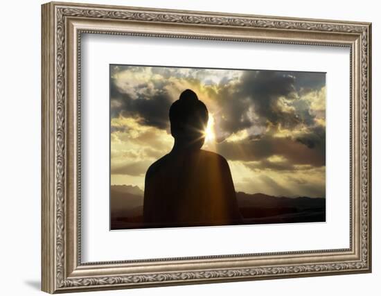 Borobudur Buddhist Temple, UNESCO World Heritage Site, Java, Indonesia, Southeast Asia-Angelo-Framed Photographic Print