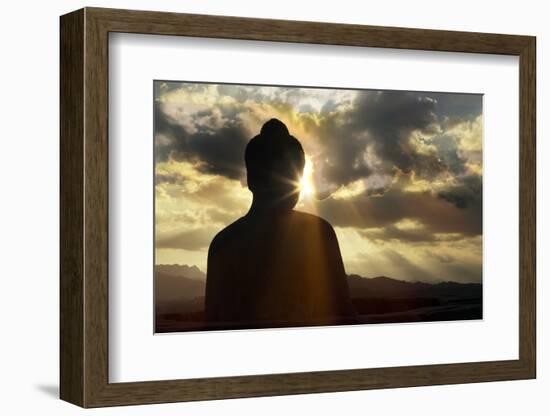 Borobudur Buddhist Temple, UNESCO World Heritage Site, Java, Indonesia, Southeast Asia-Angelo-Framed Photographic Print