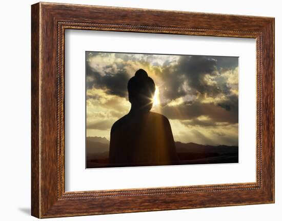 Borobudur Buddhist Temple, UNESCO World Heritage Site, Java, Indonesia, Southeast Asia-Angelo-Framed Photographic Print