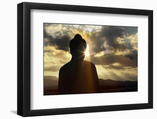 Borobudur Buddhist Temple, UNESCO World Heritage Site, Java, Indonesia, Southeast Asia-Angelo-Framed Photographic Print