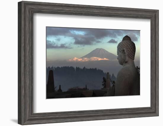 Borobudur Buddhist Temple, UNESCO World Heritage Site, Java, Indonesia, Southeast Asia-Angelo-Framed Photographic Print