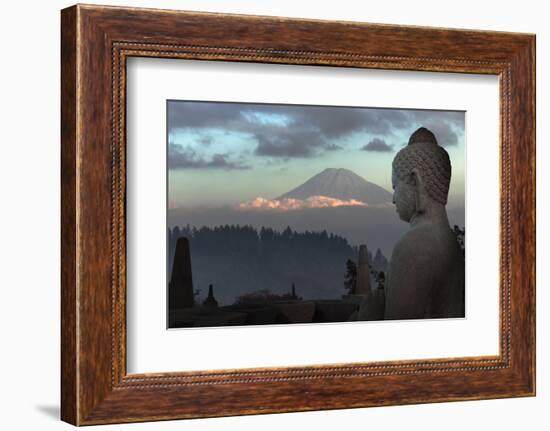 Borobudur Buddhist Temple, UNESCO World Heritage Site, Java, Indonesia, Southeast Asia-Angelo-Framed Photographic Print