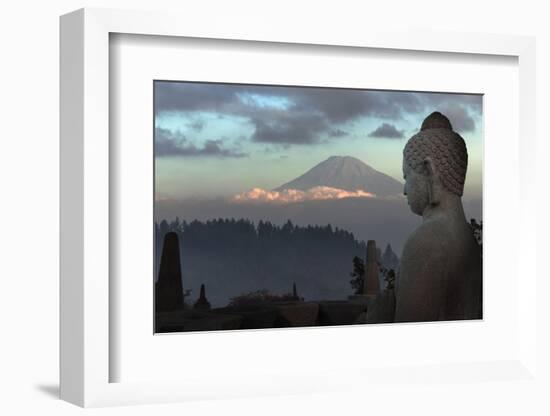 Borobudur Buddhist Temple, UNESCO World Heritage Site, Java, Indonesia, Southeast Asia-Angelo-Framed Photographic Print