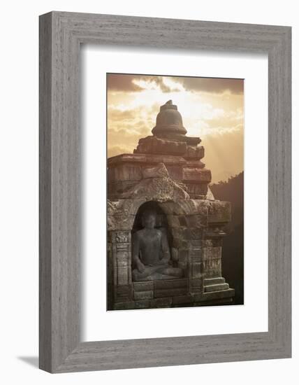 Borobudur Buddhist Temple, UNESCO World Heritage Site, Java, Indonesia, Southeast Asia-Angelo-Framed Photographic Print