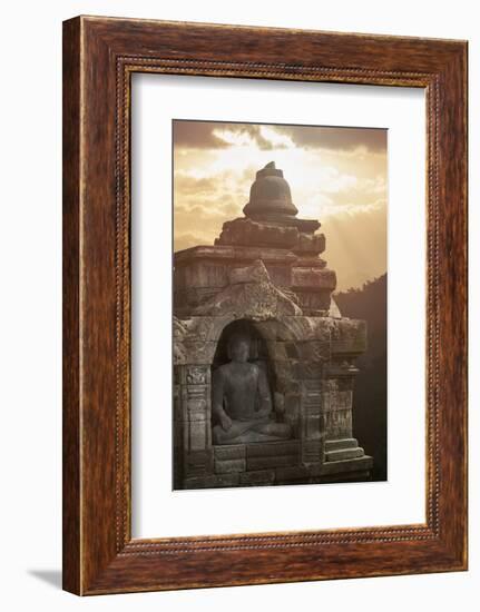 Borobudur Buddhist Temple, UNESCO World Heritage Site, Java, Indonesia, Southeast Asia-Angelo-Framed Photographic Print