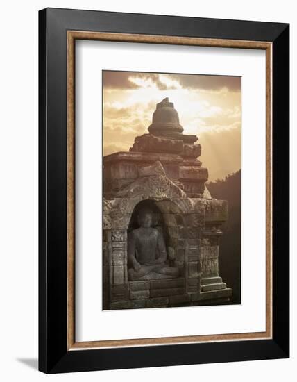 Borobudur Buddhist Temple, UNESCO World Heritage Site, Java, Indonesia, Southeast Asia-Angelo-Framed Photographic Print