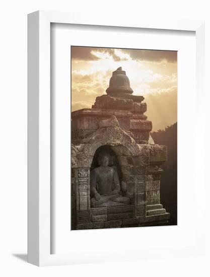 Borobudur Buddhist Temple, UNESCO World Heritage Site, Java, Indonesia, Southeast Asia-Angelo-Framed Photographic Print