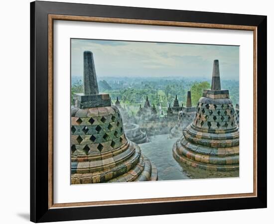 Borobudur on Java-Bob Krist-Framed Photographic Print